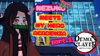 Nezuko meets My Hero Academia // READ DESCRIPTION // Gacha Club // Part 1: “ The New Student.. “