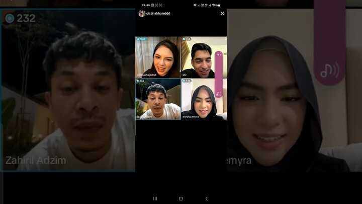 doktor omar bercakab di live tiktok bersama pemain aku bukan ustazah