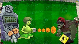 PVZ Plants vs zombies Hack || 10 Gatling Pea vs Gargantuar 3000000 HP P33