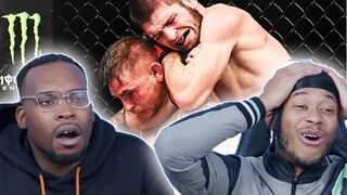 Every Khabib Nurmagomedov Finish Reaction