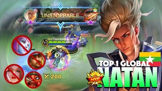 Unstoppable Natan! 5V5 Squad Intense Game! | Top 1 Global Natan Gameplay By Depressed Kid. ~ MLBB