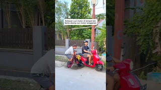 Ketauan cuci motor tempat lain