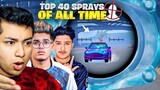 TOP 40 SPRAYS OF ALL TIME (PUBG MOBILE)