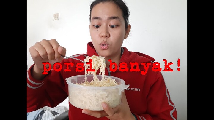 bekel spagethi carbonara II sarapan yang kesiangan