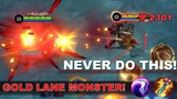 DONT DO THIS or REGRET IT | MLBB | CLINT THE REAL GOLD LANE MONSTER