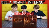 [REACT] Korean guys react to "Sub Urban & Bella Poarch - INFERNO" (ENG SUB)
