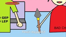 pensil majapahit - Animasi Lucu