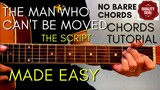The Script - The Man Who Can't Be Moved Chords (Guitar Tutorial) for Acoustic Cover