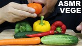 ASMR EATING FRESH VEGETABLES 🍅🥒🥕🥦🍆 | CRUNCHY SOUNDS | NO TALKING