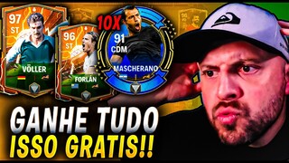 😍 SORTEIO DE 2 CARTAS IDOLOS HEROES + 10 MASCHERANOS fc mobile 24