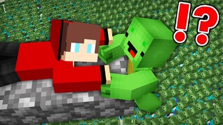 Mikey & JJ In Zombie Apocalypse in Minecraft (Maizen Mazien Mizen)