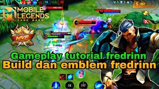 GAMEPLAY TUTORIAL FREDRINN||EMBLEM DAN BUILD FREDRINN