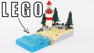 Wave machine made of Lego - realistic wave effect