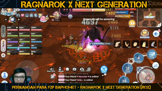 PERJUANGAN PARA F2P BAPHOMET - Ragnarok X Next Generation (ROX) PART#1