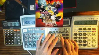 [Music][Re-creation]Playing theme music of Fairy Tail with calculators