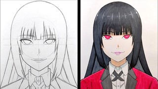 How to Draw Yumeko Jabami - Kakegurui