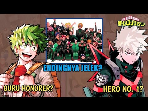 PENJELASAN ENDING MANGA MY HERO ACADEMIA (TAMAT) | DEKU X URARAKA X BAKUGO #MHA