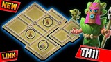 NEW TH11 WAR BASE WITH LINK REPLAY PROOF| ANTI ZAP WITCHES & ZAP DRAGS | CLASH OF CLANS
