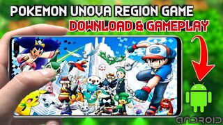 Best Ever Unova Region Pokemon Game For Android Download & Gameplay 😱