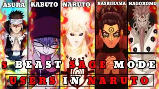 Naruto: 5 Best Sage Mode Users | TAGALOG EXPLAIN