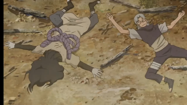 Team jinchuriki vs orochimaru