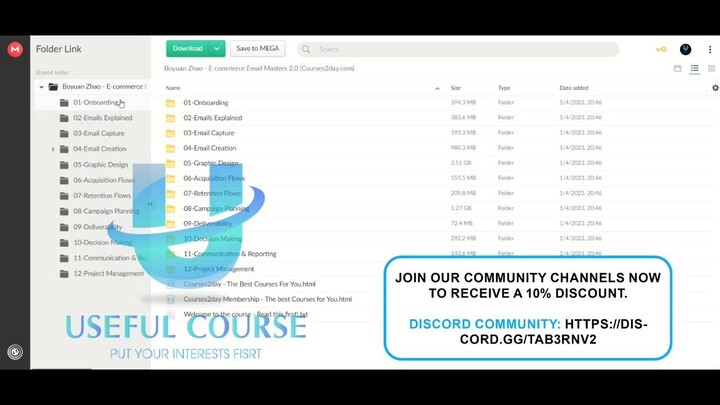 Boyuan Zhao – Ecommerce Email Marketing School (2022) 2.0 (usefulcourse.net)