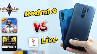 Vsmart Live và Redmi 9: PUBG, Call of duty, Liên Quân. So sánh hiệu năng!