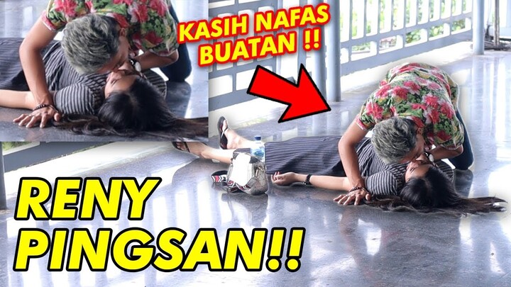 BALES PRANK! RENY PINGSAN AUTO KASIH NAFAS BUATAN.. *ciumdong*