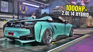 Need for Speed Heat Gameplay - 1000HP+ BMW I8 ROADSTER Customization | Max Build 400+