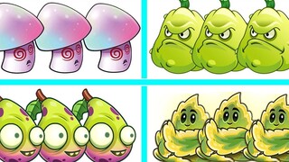 HYPNO กับ IMP PEAR กับ SOLAR SAGE กับ SQUASH - ใครจะชนะ - PvZ 2 Plant Vs Plant