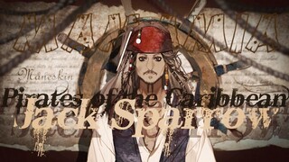 [Cướp biển vùng Caribbean/Chữ viết tay] MAMAMIA (Chân dung cá nhân của thuyền trưởng Jack Sparrow)