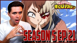 "TOGA BLOOD BATH" My Hero Academia Season 5 Episode 21 Live Reaction!