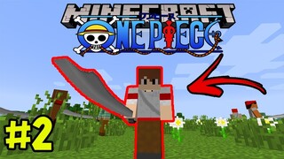 Minecraft วันพีช One Piece เอาชีวิตรอด #2 วิชาดาบ ของกลุ่มโจรสลัด