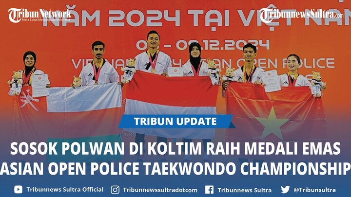 Sosok Bripda Risky Irma dari Polres Kolaka Timur Raih Medali Emas Asian Open Police Taekwondo 2024