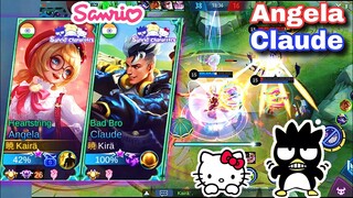 ANGELA X CLAUDE SANRIO DUO GAMEPLAY🔥Kaira x Kira❤️