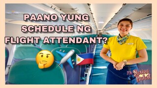 FLIGHT ATTENDANT SCHEDULE | FLIGHT ATTENDANT VLOGS