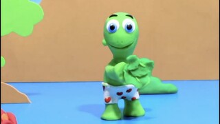 Turtle underwear Stop motion cartoon for children - BabyClay