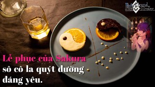 Lễ phục của Sakura - sô cô la quýt đường đáng yêu.