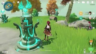 [Genshin Impact 2.8] giải các trụ nguyên tố  phong - lôi - nham trong sk