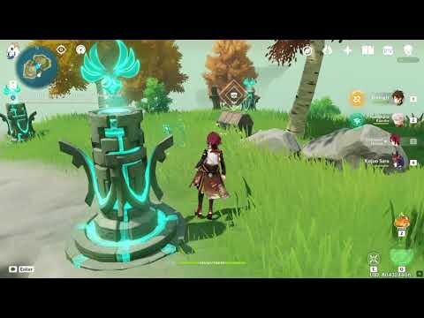 [Genshin Impact 2.8] giải các trụ nguyên tố  phong - lôi - nham trong sk