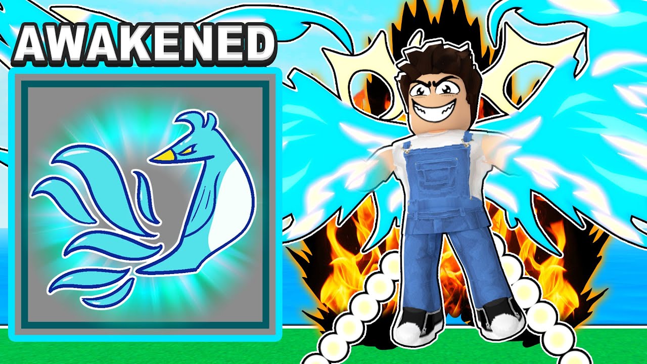 I UNLOCKED AWAKENED PHOENIX! *Showcase* Roblox Blox Fruits - BiliBili