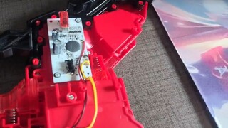 Add sound! After removing the R2 sound limiting resistor, the dx toy is really fun to play with! It'