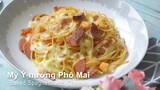 Cách làm Mì Ý phô mai bỏ lò / how to make baked creamy Spaghetty with cheese