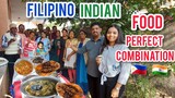 INDIAN SMOKED BIRYANI + PINOY CHICKEN CALDERETA & BARBECUE. FILIPINO INDIAN food perfect combination