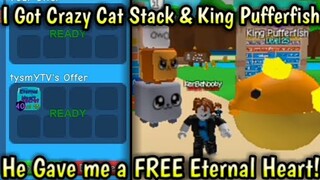 ✨Someone Gave me *FREE* Eternal Heart😱 Using 2 Index Pets! w/Jenga (RobloxBgs)