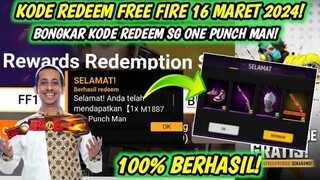 KODE REDEEM FREE FIRE TERBARU 16 MARET 2024 HARI INI - KODE REDEEM FF TERBARU 16 MARET 2024