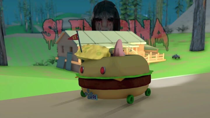 SPONGEBOB DAN PATRICK NYASAR KE RUMAH SLENDRINA - GTA Lucu Spongebob