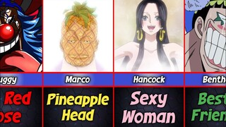 Funny Nicknames Of One Piece Characters Given By Luffy