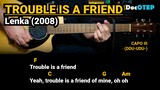 Trouble Is a Friend - Lenka (2008) Easy Guitar Chords Tutorial with Lyrics