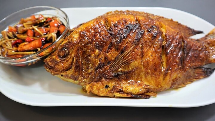 Ikan bakar teflon yang praktis tidak ribet